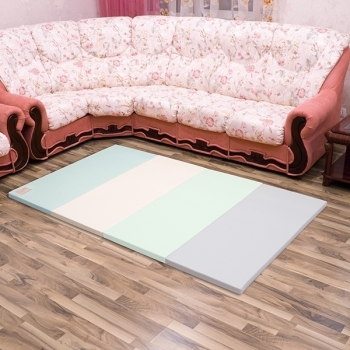 Коврик детский (2000х1200х40) AlzipMat "Silion Mat S" — Eco Modern Blue