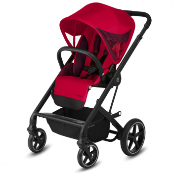 Прогулочная коляска Cybex Balios S Lux BLK — FE Ferrari Racing Red с дождевиком