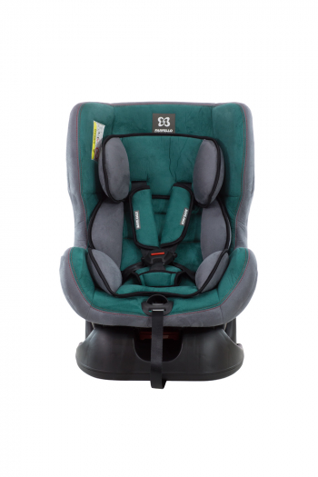 Автокресло Farfello GE-B велюр — серо-зелёный