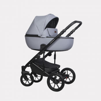 Коляска 3 в 1 RIKO BASIC OZON PASTEL — 04 серый