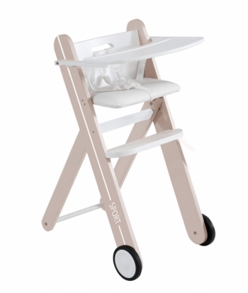 Стульчик для кормления Micuna Sport T-1846 — White/Taupe
