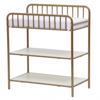 Столик для пеленания Polini Vintage 1180, металлический — Золотистый