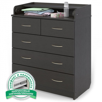 Пеленальный комод Атон Сириус 805 ЛДСП — Венге