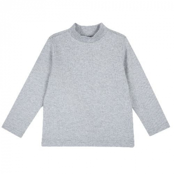 Лонгслив Chicco с горловиной для мальчиков, цвет серый (ошибка)