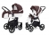 Коляска 2 в 1 Esspero Grand Newborn Lux (шасси Chrome) Nappa Brown