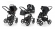 Коляска 3 в 1 Esspero Newborn Lux Alu (шасси Black) Dark