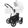 Коляска для новорожденных Esspero Grand Newborn Lux (шасси Chrome) Nappa White