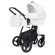 Коляска для новорожденных Esspero Grand Newborn Lux (шасси Chrome) Nappa White