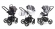 Коляска 3 в 1 Esspero Grand Magic Pro (шасси Graphite) Royal Silver