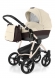 Коляска для новорожденных Esspero Grand Newborn Lux (шасси Beige) Cream leatherette