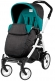 Прогулочная коляска Peg Perego Book 51 S Pop Up Completo (шасси Jet) Aquamarine