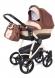 Коляска для новорожденных Esspero Newborn Lux (шасси Beige) Brown Beige