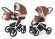 Коляска 2 в 1 Esspero Newborn Lux (шасси Beige) Brown Beige