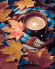 Картина по номерам ТМ Цветной 40х50 на подрамнике, арт. GX GX29417 Натюрморт с листьями