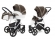 Коляска 2 в 1 Esspero Grand Newborn Lux (шасси White) Royal Brown