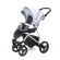 Прогулочная коляска Esspero Grand Newborn Lux (шасси Grey) Grey Stone