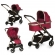 Коляска 3 в 1 iCoo Acrobat XL Plus Trioset Diamond Ruby