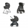 Коляска 2 в 1 Inglesina Aptica XT с подставкой под люльку Stand Up Magnet Grey