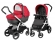 Коляска 2 в 1 Peg Perego Book 51 S XL Modular (шасси White/Black) Bloom Red