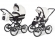 Коляска 2 в 1 Esspero Classic (шасси Black) White