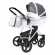 Коляска для новорожденных Esspero Grand Newborn Lux (шасси White) Royal Silver