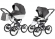 Коляска 2 в 1 Esspero Classic Alu (шасси Grey) Graphite leatherette