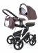 Коляска для новорожденных Esspero Newborn Lux (шасси White) Brown Lux