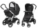 Коляска 2 в 1 Peg Perego Book 51 S XL Modular (шасси White/Black) Geo Black