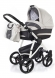 Коляска для новорожденных Esspero Newborn Lux (шасси White) Grey Carbon