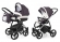 Коляска 2 в 1 Esspero Newborn Lux (шасси Chrome) Grey Leves