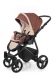 Прогулочная коляска Esspero Newborn Lux (шасси Black) Brown Beige