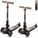 Самокат трехколесный Y-SCOO TRIO MAXI 120 gold