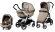 Коляска 3 в 1 Peg Perego Book 51 S Elite Modular System (шасси White/Black) Cream