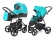Коляска 2 в 1 Esspero Newborn Lux Alu (шасси Graphite) Aqua