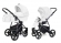 Коляска 2 в 1 Esspero Grand Newborn Lux (шасси Graphite) Nappa White