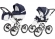 Коляска 2 в 1 Esspero Grand Classic (шасси White) Nappa Navy