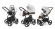 Коляска 3 в 1 Esspero Grand Newborn Lux (шасси Chrome) Canella leatherette