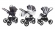 Коляска 3 в 1 Esspero Grand I-Nova (шасси Graphite) Royal Light Grey