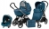 Коляска 3 в 1 Peg Perego Book 51 XL Modular System (шасси Jet) Saxony Blue