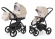 Коляска 2 в 1 Esspero Newborn Lux (шасси Black) Khakki Beige