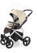 Прогулочная коляска Esspero Grand Newborn Lux (шасси Grey) Cream leatherette