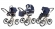 Коляска 3 в 1 Esspero Classic Alu (шасси Beige) Navy