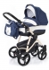 Коляска для новорожденных Esspero Newborn Lux (шасси Beige) Navy Lux