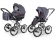 Коляска 2 в 1 Esspero Classic (шасси Chrome) Dark Grey
