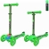 Самокат трехколесный Y-SCOO RT TRIO DIAMOND 120 Kaleidoscope green