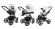 Коляска 3 в 1 Esspero Grand Tour White leatherette