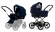 Коляска 2 в 1 Emmaljunga Edge Duo Combi Competition (шасси City Black) Navy