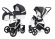 Коляска 2 в 1 Esspero Grand Newborn Lux (шасси Grey) Nappa Graphite