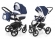 Коляска 2 в 1 Esspero Tour (шасси White) Navy Lux