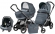 Коляска 3 в 1 Peg Perego Book 51 S Elite Set Modular (шасси Jet) Blue Denim